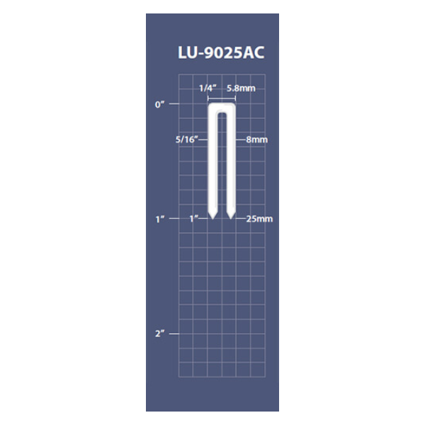 LU-9025AC 18 GA Narrow Crown Stapler