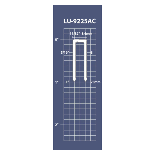 LU-9225AC 18 GA Medium Crown Stapler