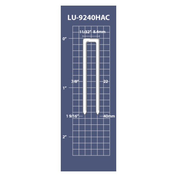 LU-9240HAC 18 GA Medium Crown Stapler, Heavy Duty