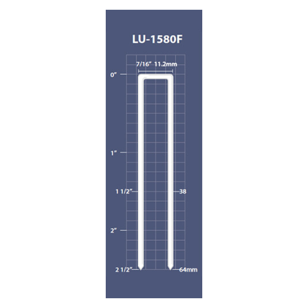 LU-1580F 15 GA Medium Crown Stapler