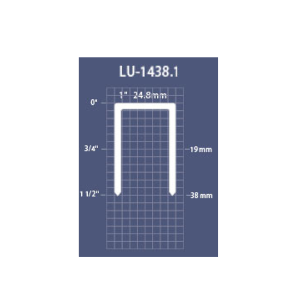 LU-1438.1 14GA Wide Crown Stapler, Light Duty
