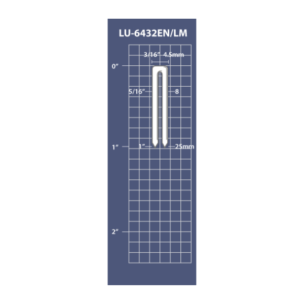LU-6432EN-LM 64 Series Fine Wire Stapler, Long Magazine, Long Nose