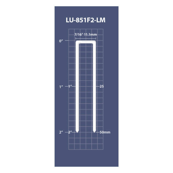 LU-851F2-LM  16 GA Medium Crown Stapler-Long Magazine
