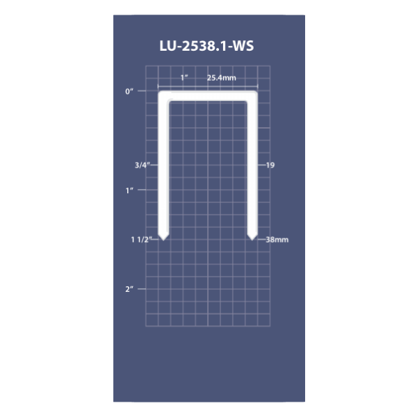  LU-2538.1-WS 16 GA Walking Stick Stapler