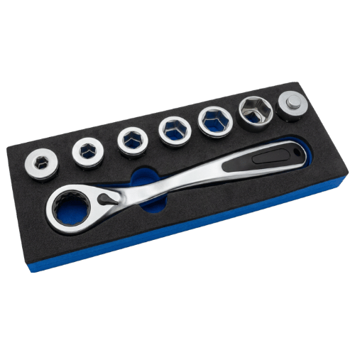 6-Piece Dual-Ended Go Through Socket Set (12 Sizes)