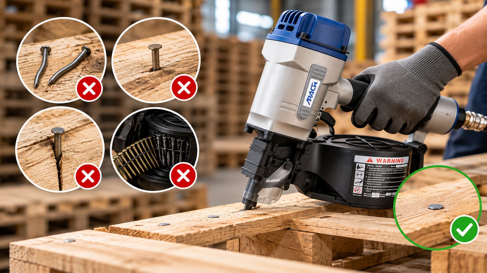 How to Reduce Nail Waste and Rework in Pallet Manufacturing